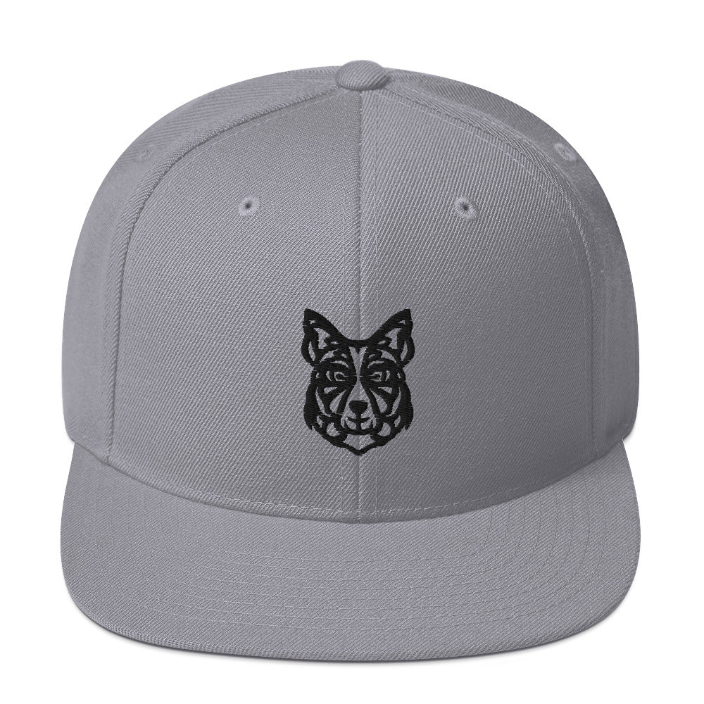 Boné Snapback Border Collie - Tribal - Light - i-animals