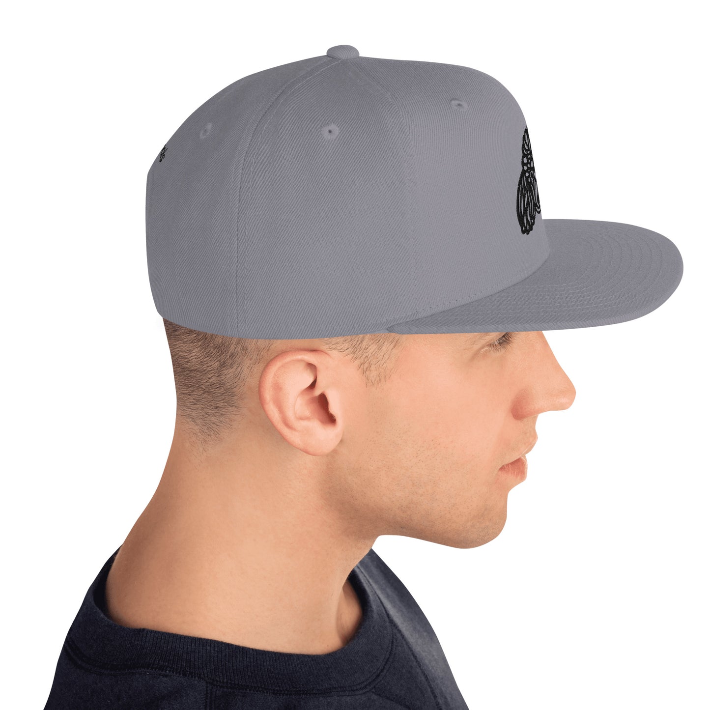 Boné Snapback Poodle - Tribal - Cores claras - i-animals