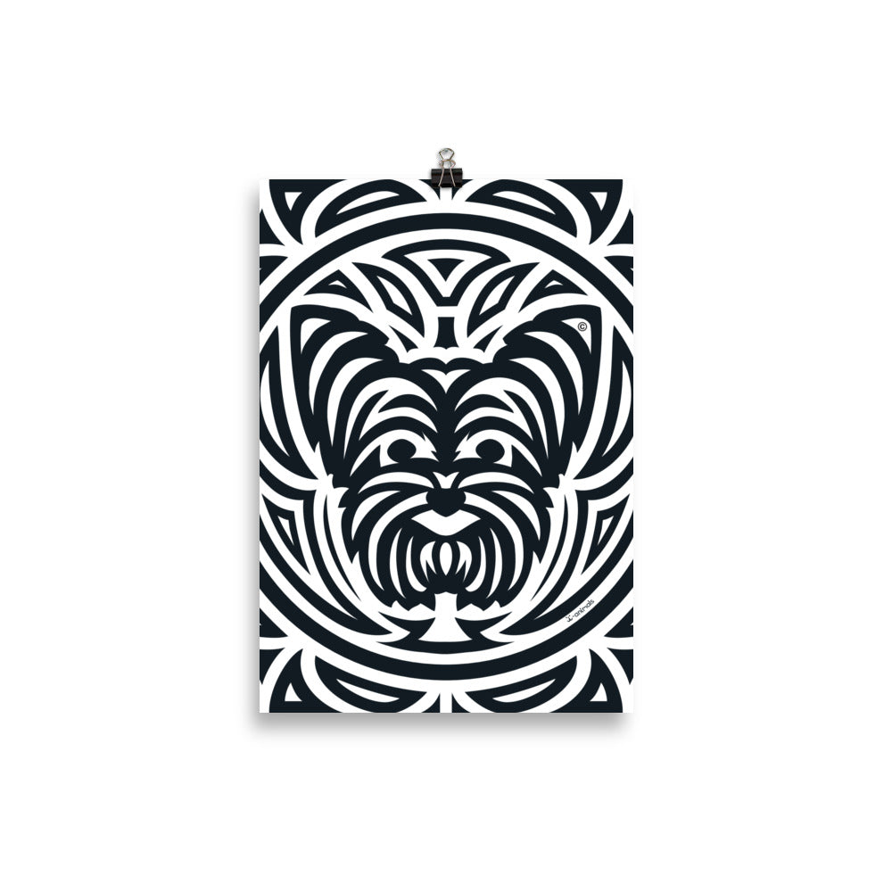 Pôster Yorkshire - Tribal - i-animals