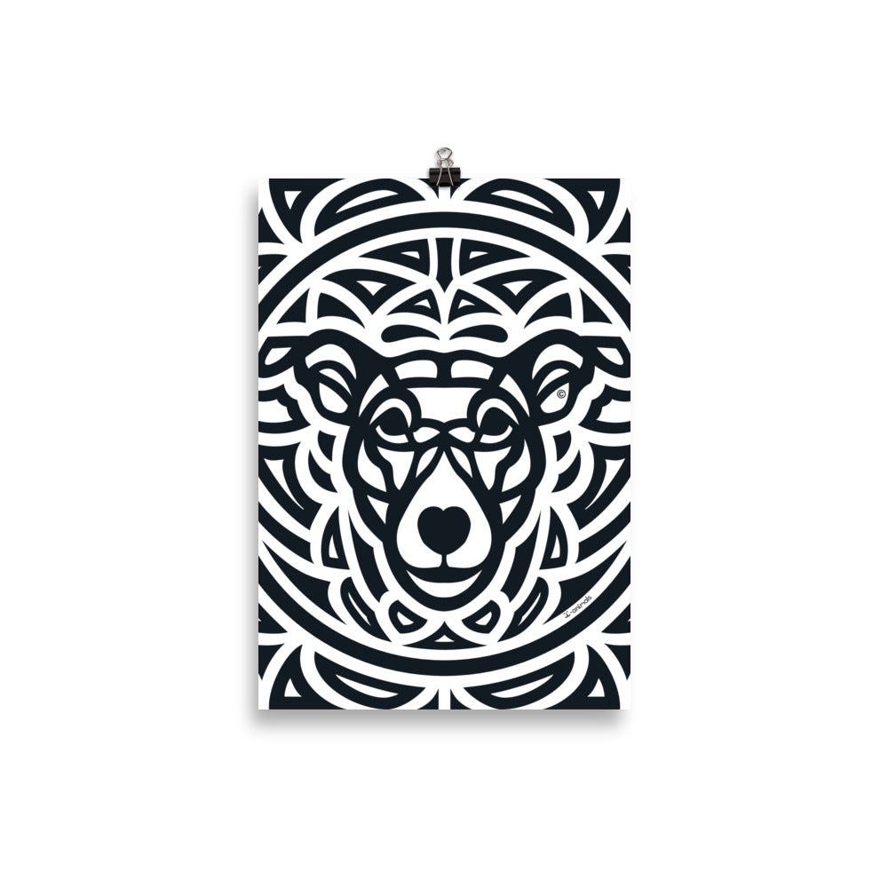 Pôster “cão Vira-lata” - Tribal - i-animals