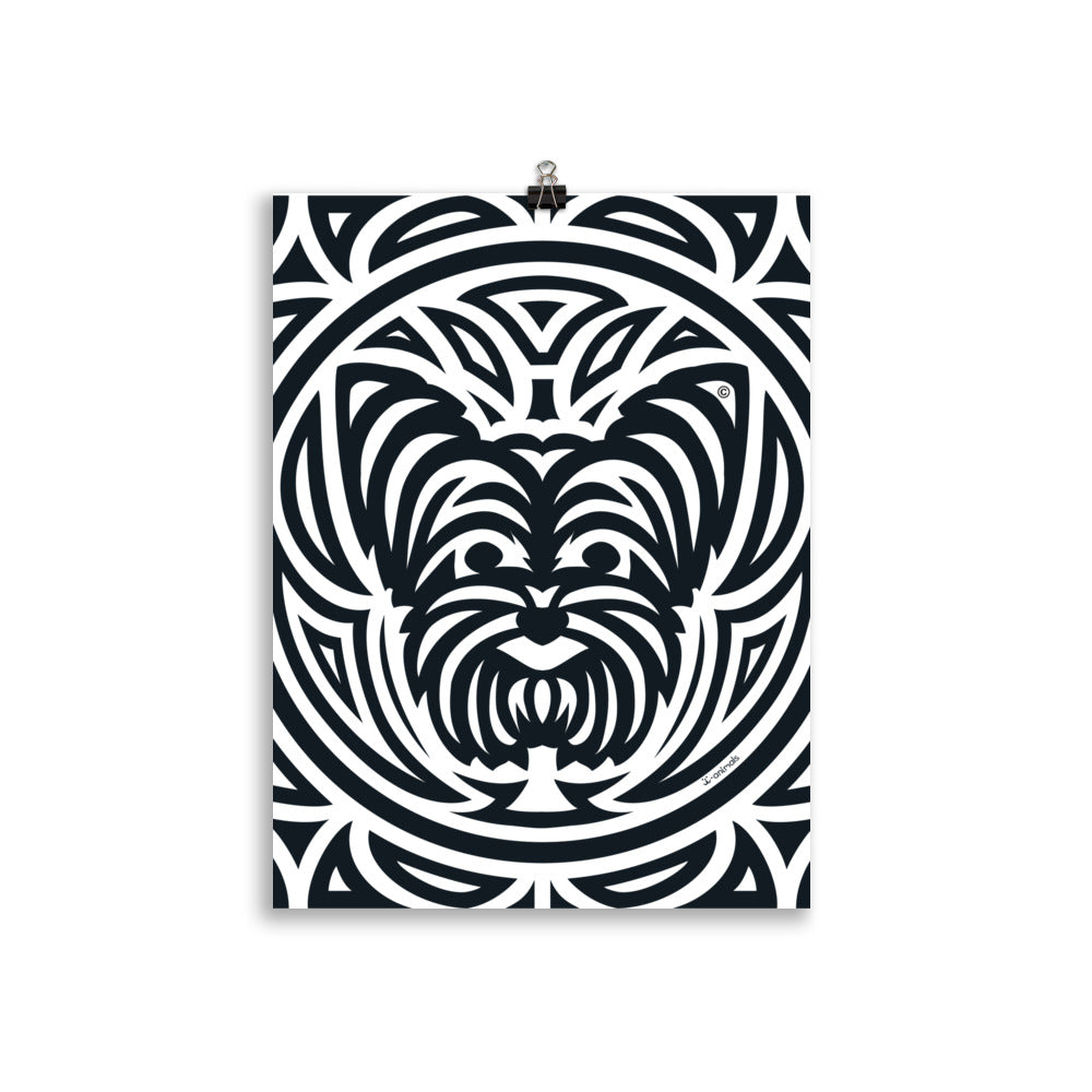 Pôster Yorkshire - Tribal - i-animals