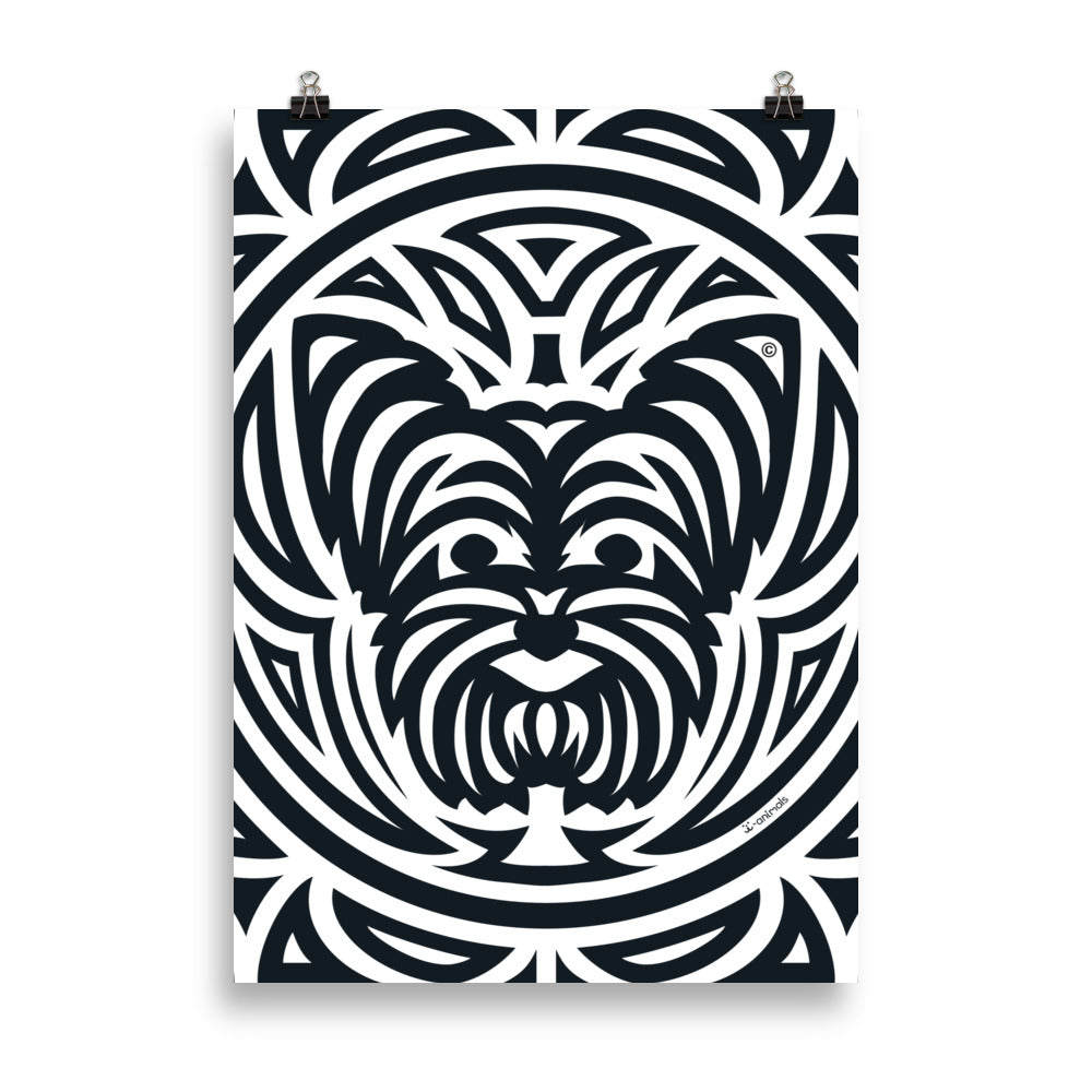 Pôster Yorkshire - Tribal - i-animals