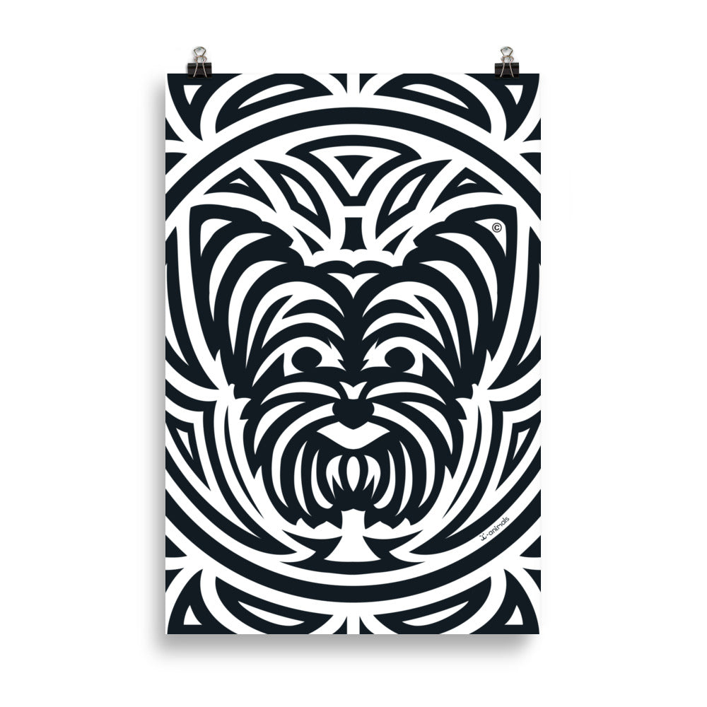 Pôster Yorkshire - Tribal - i-animals