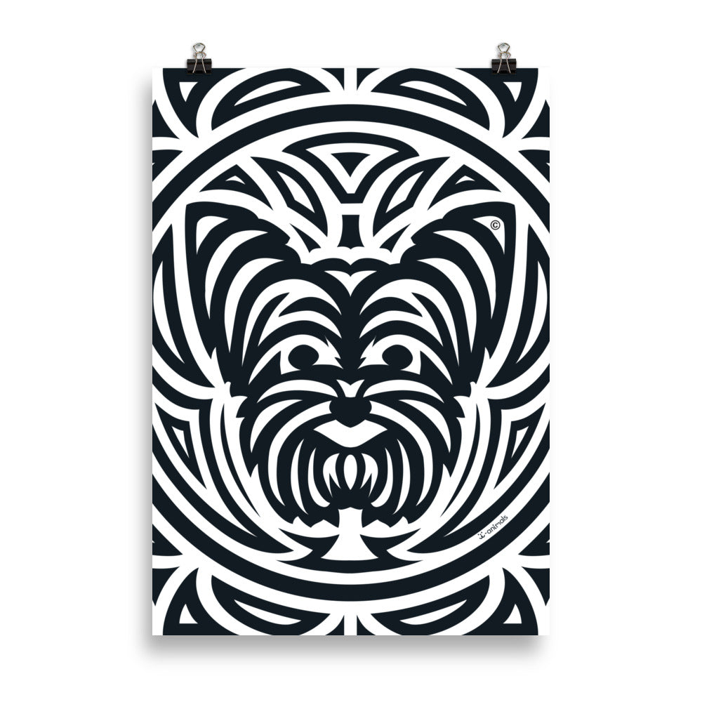 Pôster Yorkshire - Tribal - i-animals