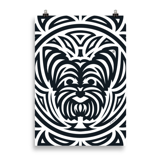 Pôster Yorkshire - Tribal - i-animals