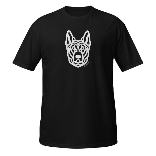 Unisex Basic Softstyle T-Shirt - German Shepherd - Tribal