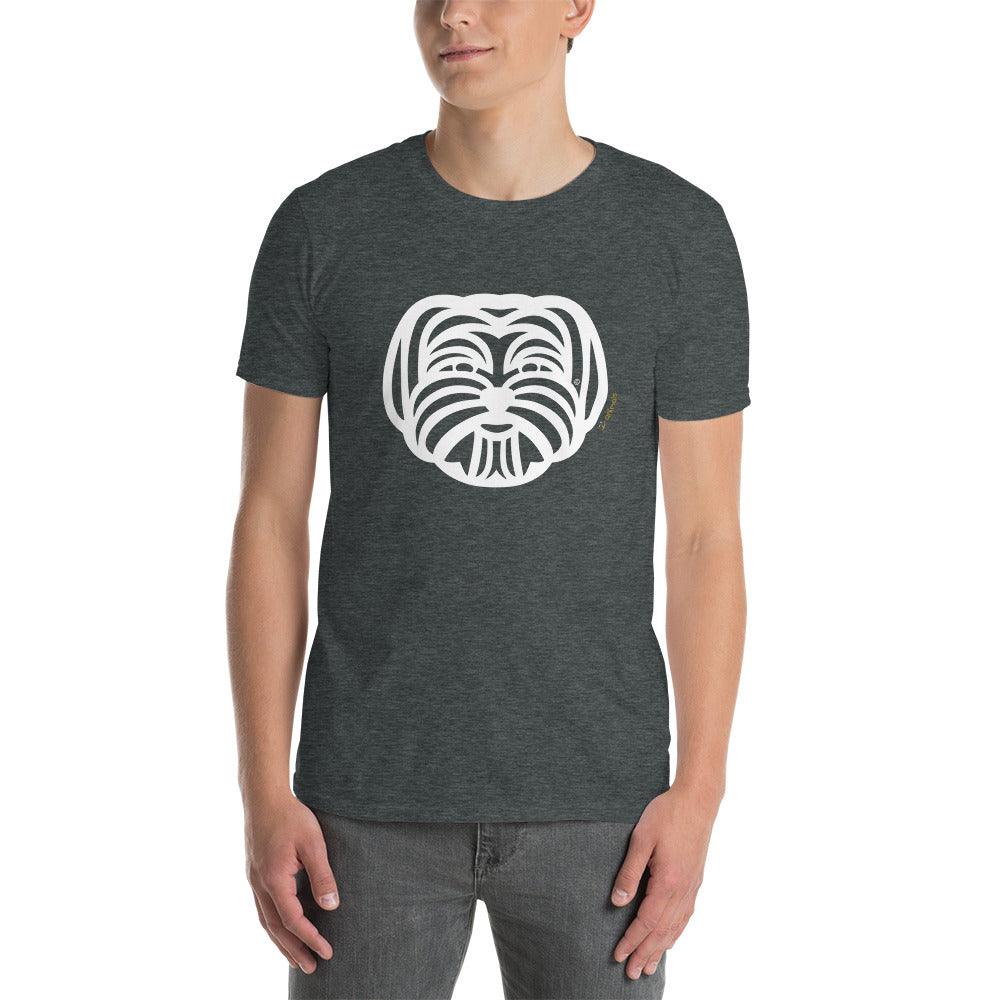 Camiseta unissex de manga curta - Maltês - Tribal - i-animals