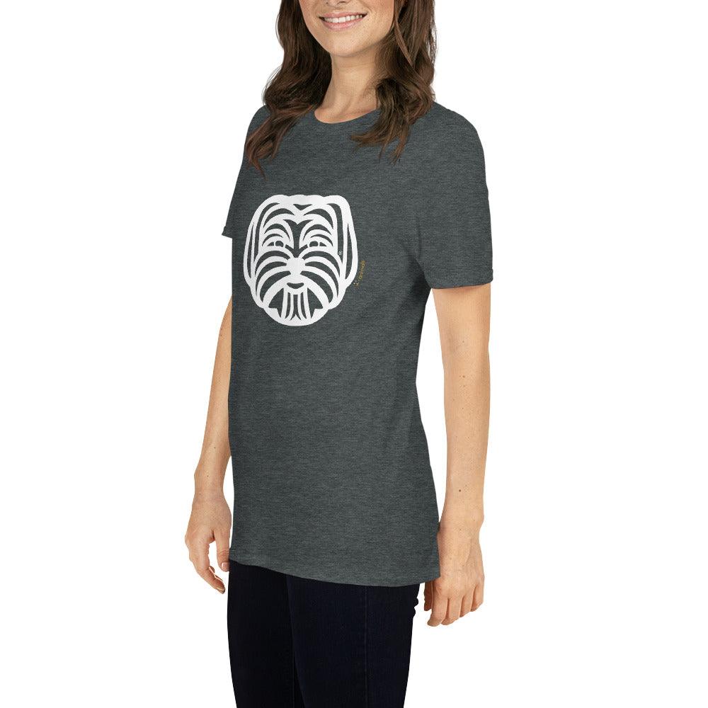 Camiseta unissex de manga curta - Maltês - Tribal - i-animals