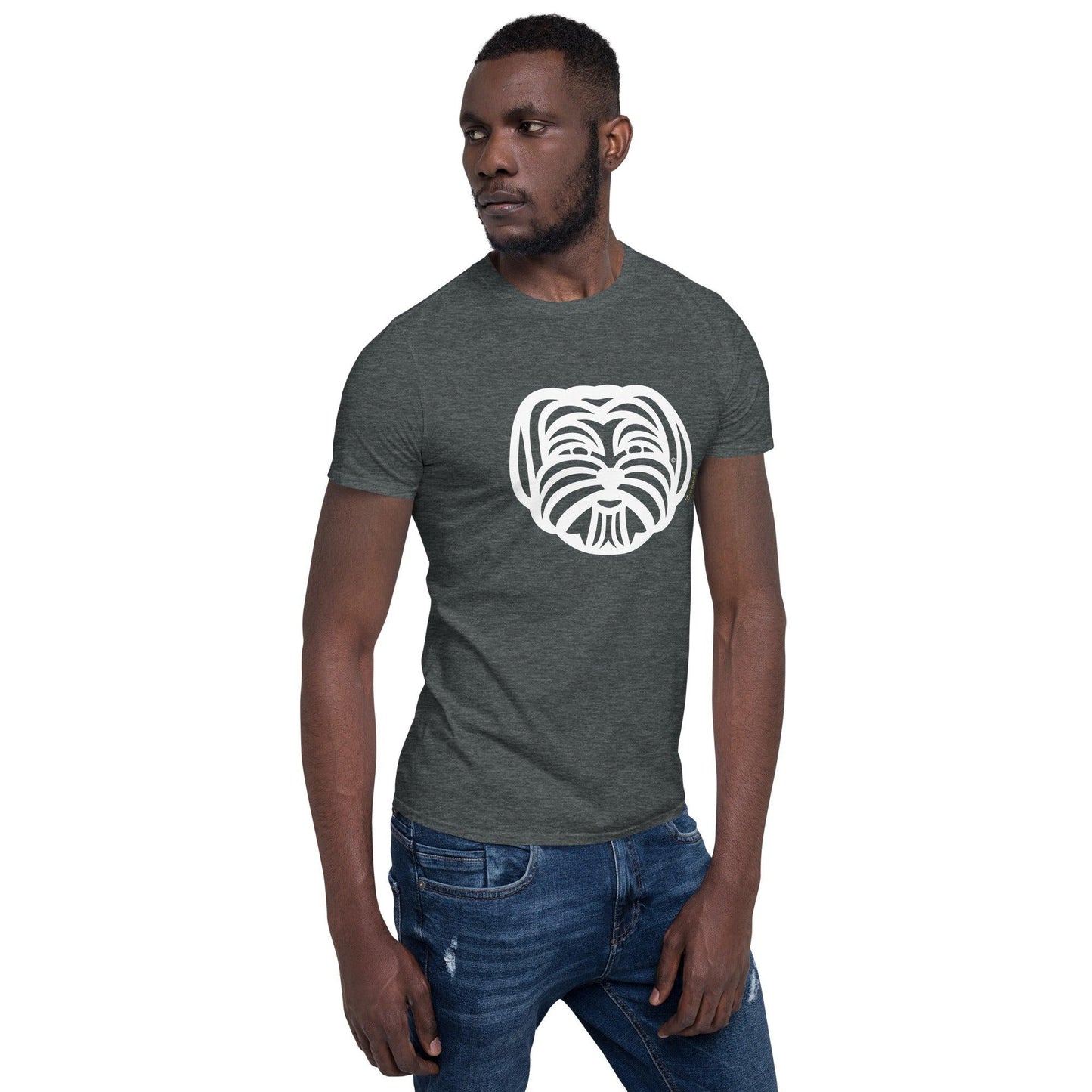 Camiseta unissex de manga curta - Maltês - Tribal - i-animals