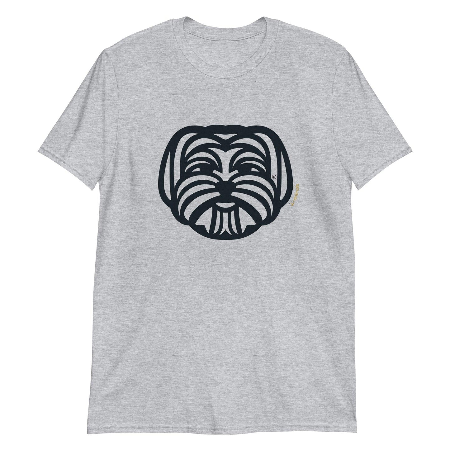 Camiseta unissex de manga curta - Maltês - Tribal - Cores Claras - i-animals