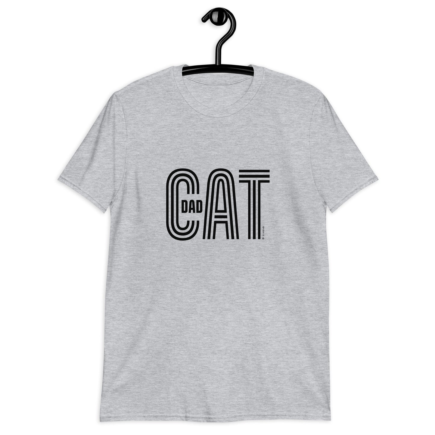 Short-Sleeve Unisex T-Shirt - Cat Dad - Light Colors