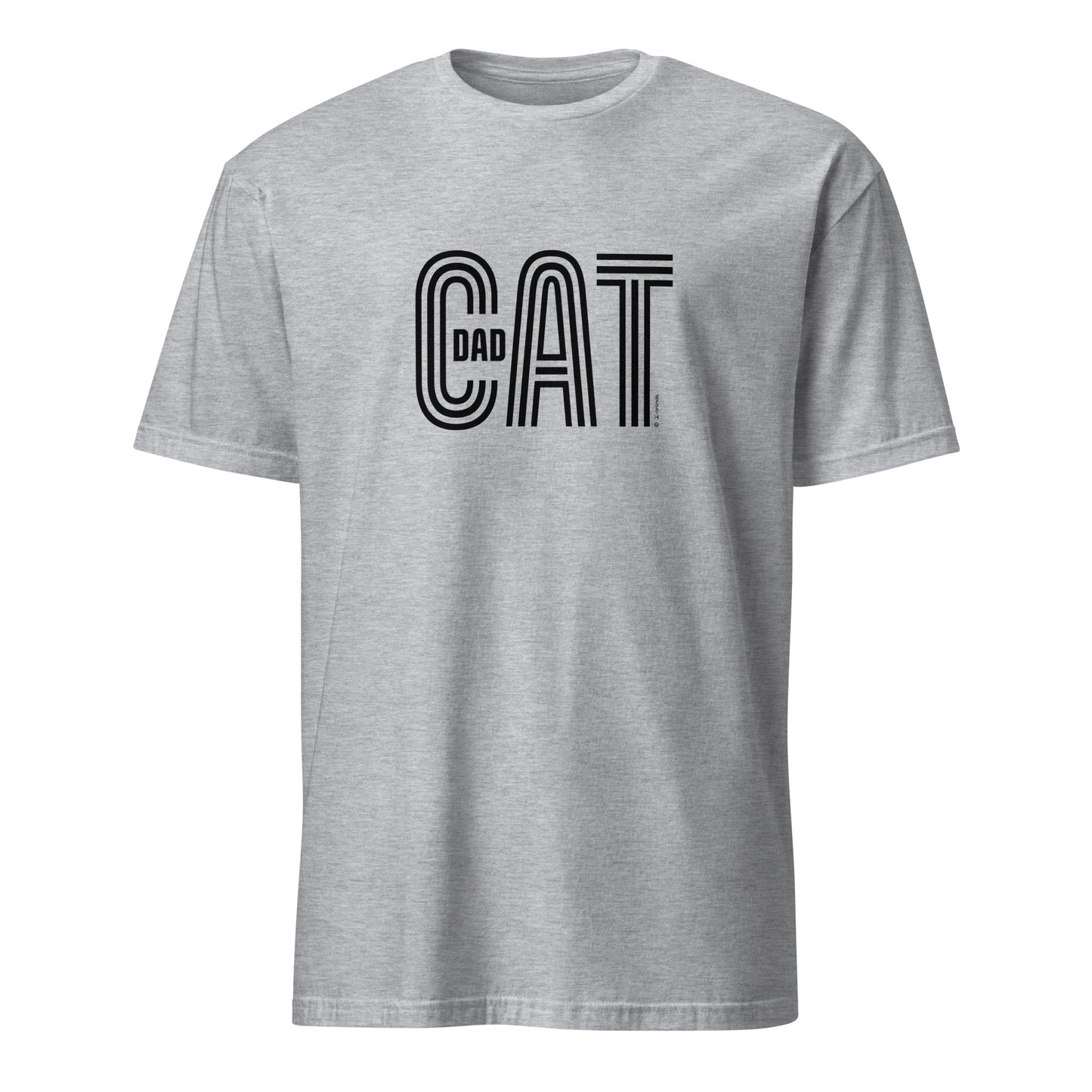 Short-Sleeve Unisex T-Shirt - Cat Dad - Light Colors