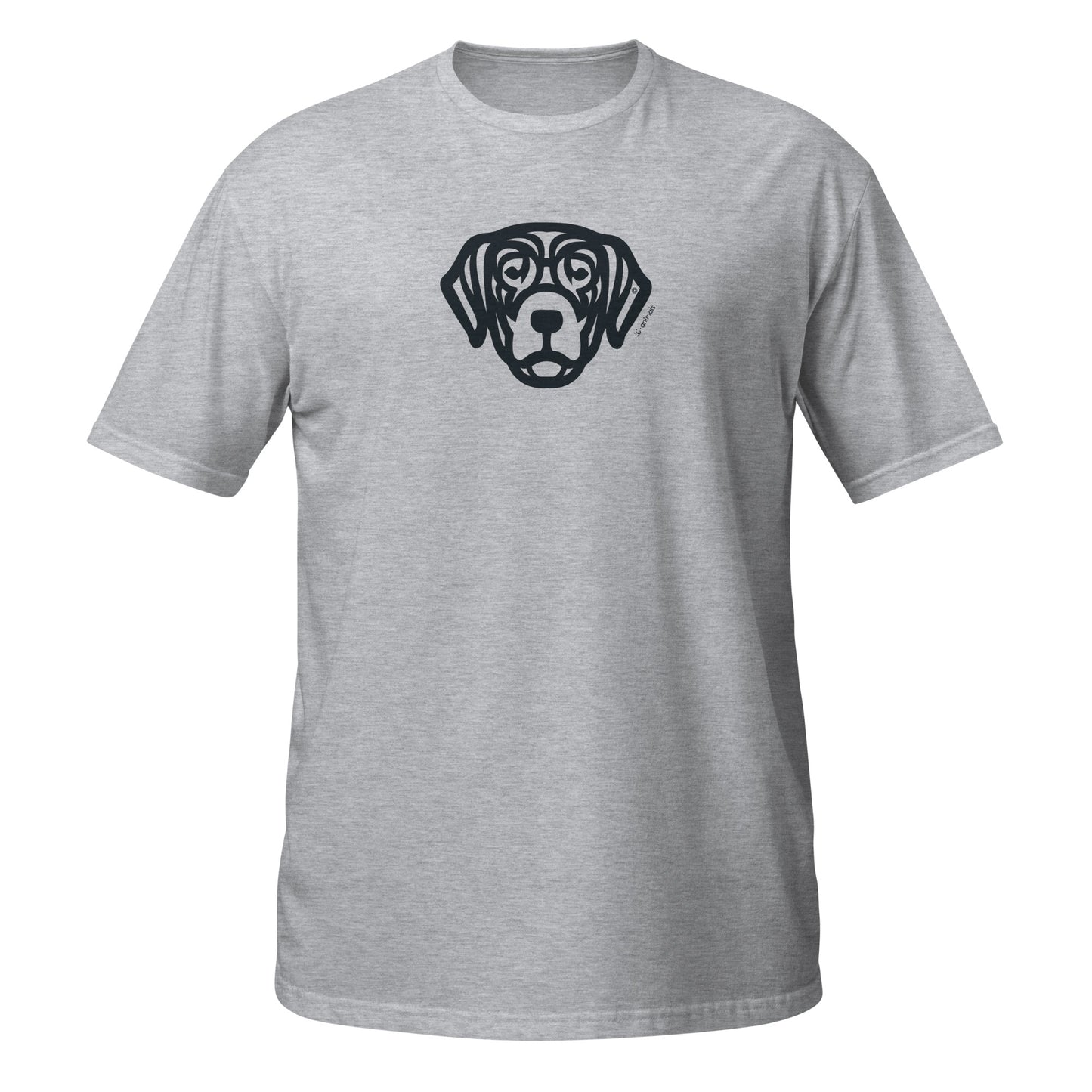 T-shirt unisex a maniche corte - Labrador Retriever - Tribale - Colori chiari