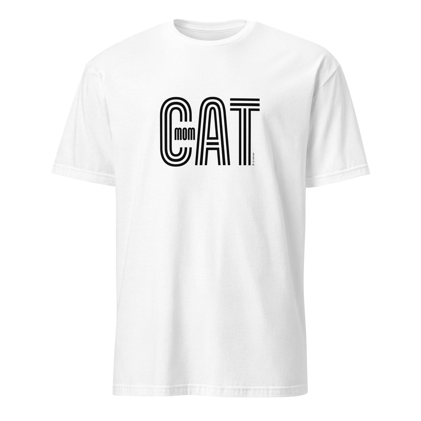 Maglietta unisex a maniche corte - Cat Mom - Colori chiari