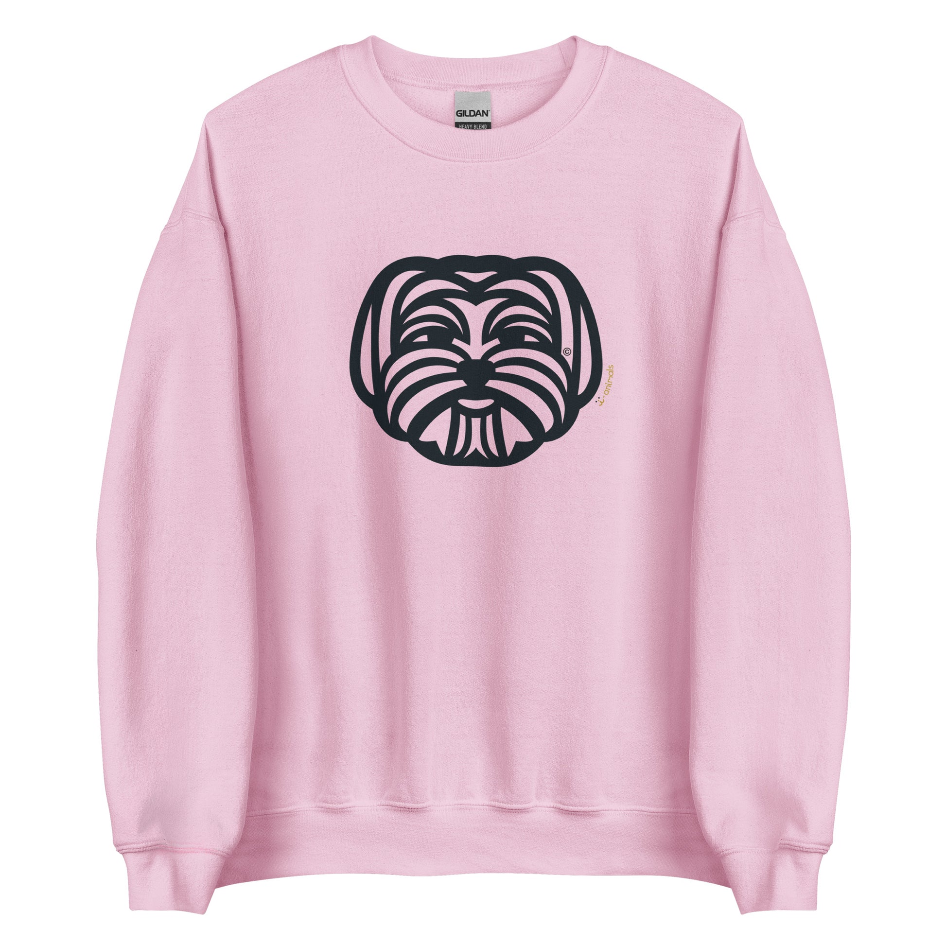 Moletom unissex - Maltês - Tribal - Cores Claras - i-animals