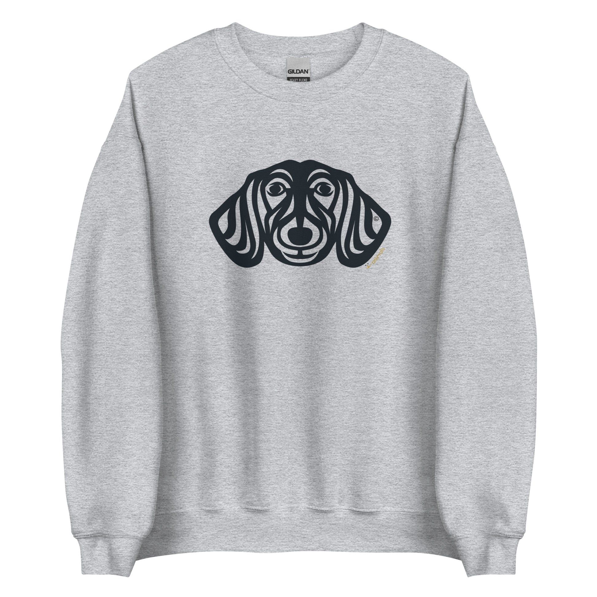 Moletom unissex - Dachshund - Tribal - Cores Claras - i-animals