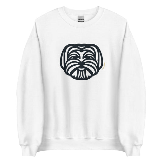 Moletom unissex - Maltês - Tribal - Cores Claras - i-animals