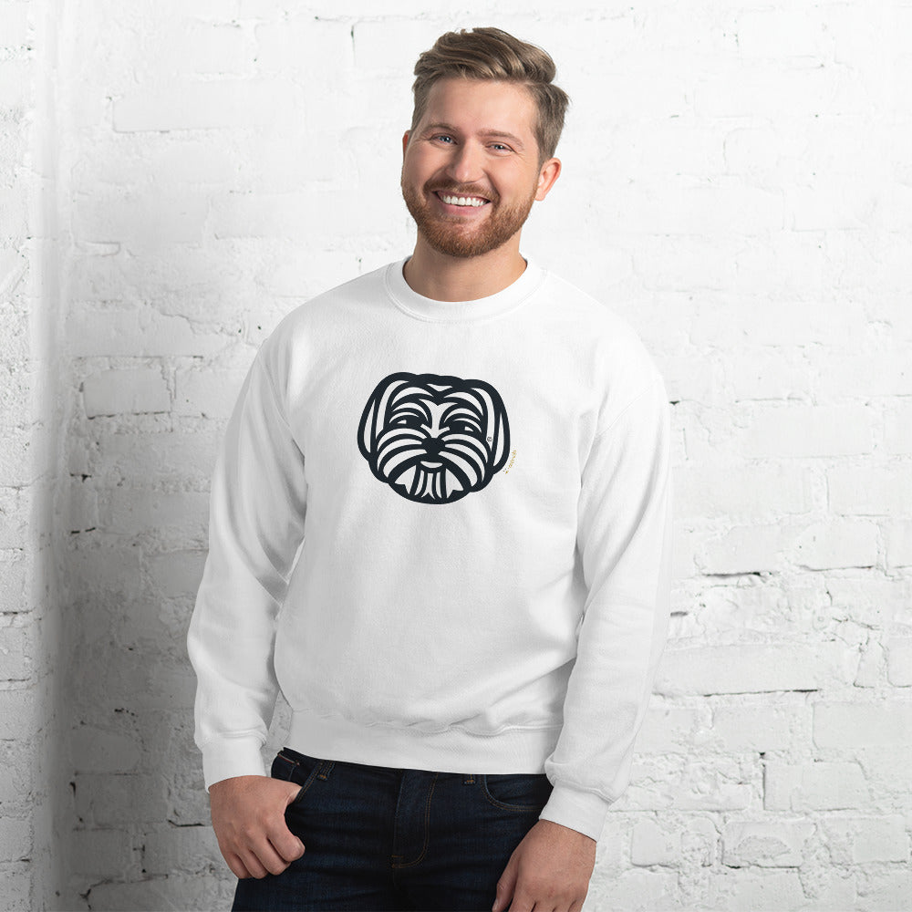 Moletom unissex - Maltês - Tribal - Cores Claras - i-animals