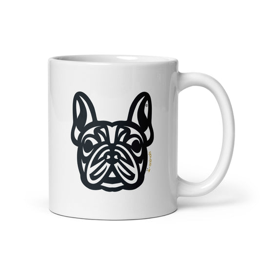 French Bulldog Mug - Tribal