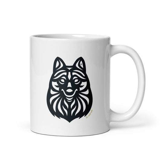 Schipperke Mug - Tribal
