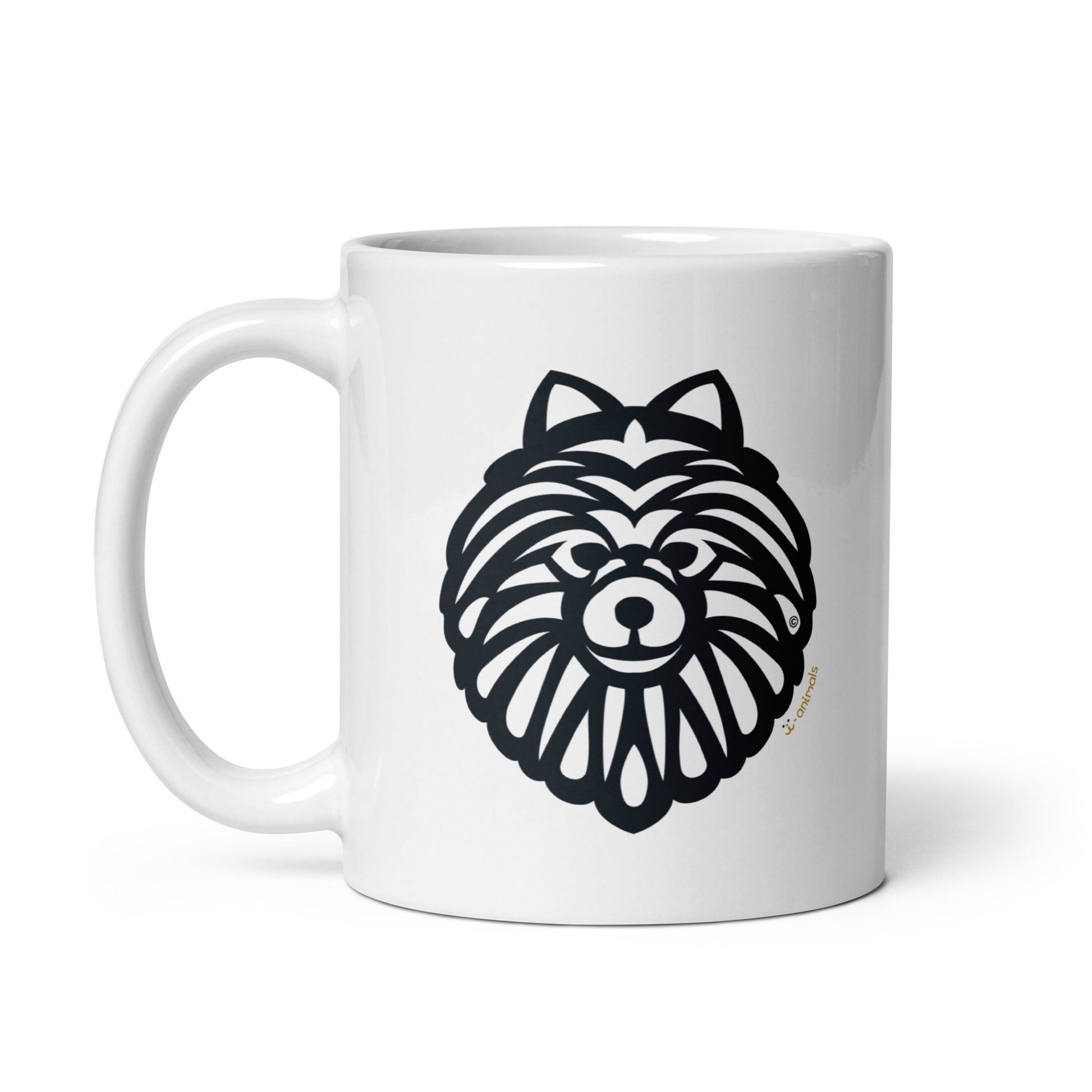 Caneca Spitz Alemão - Tribal - i-animals