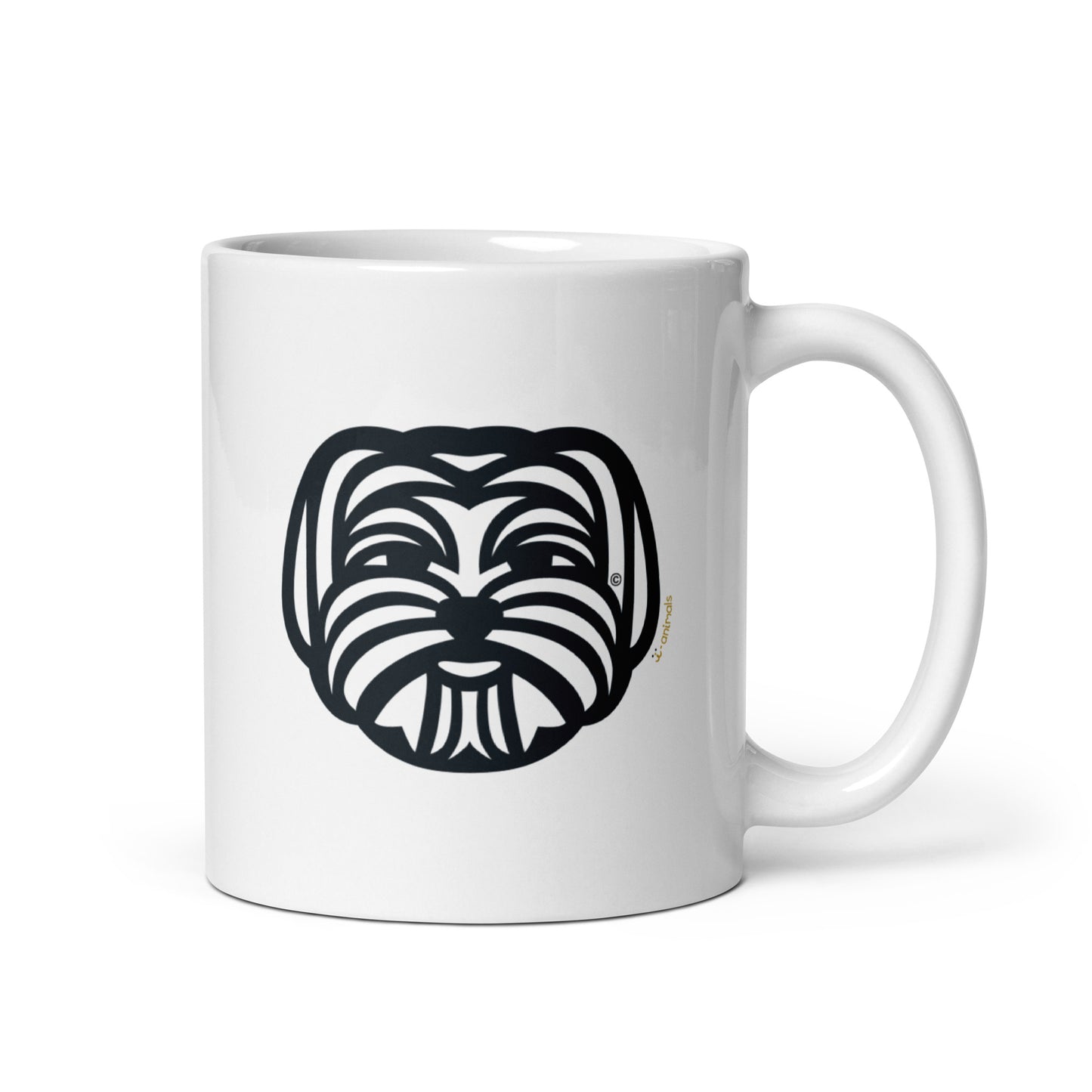 Caneca Maltês - Tribal - i-animals