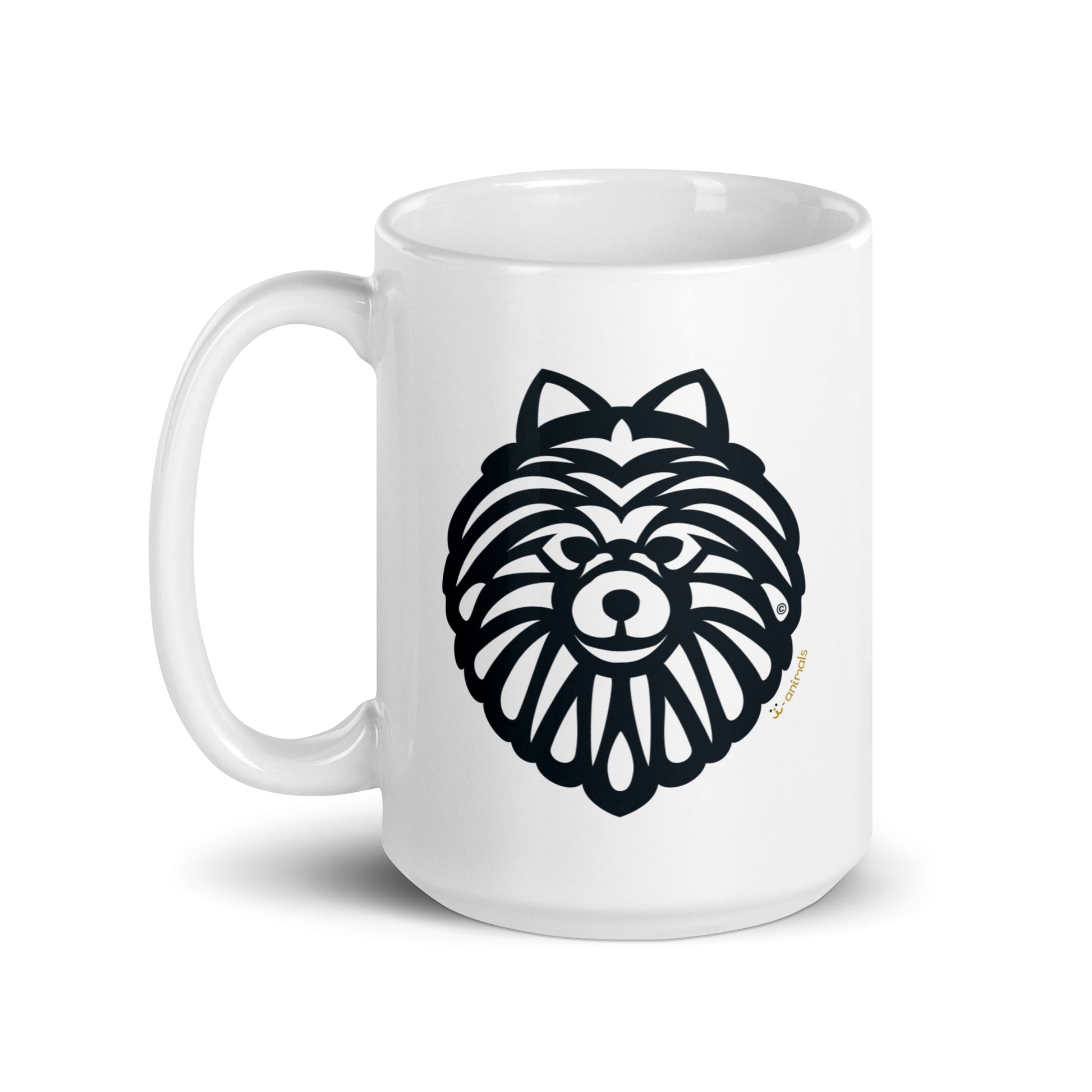 Caneca Spitz Alemão - Tribal - i-animals