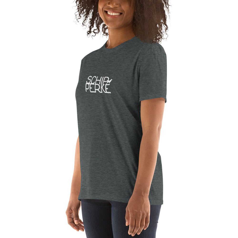 Camiseta unissex com mangas curtas - Schipperke i-animals