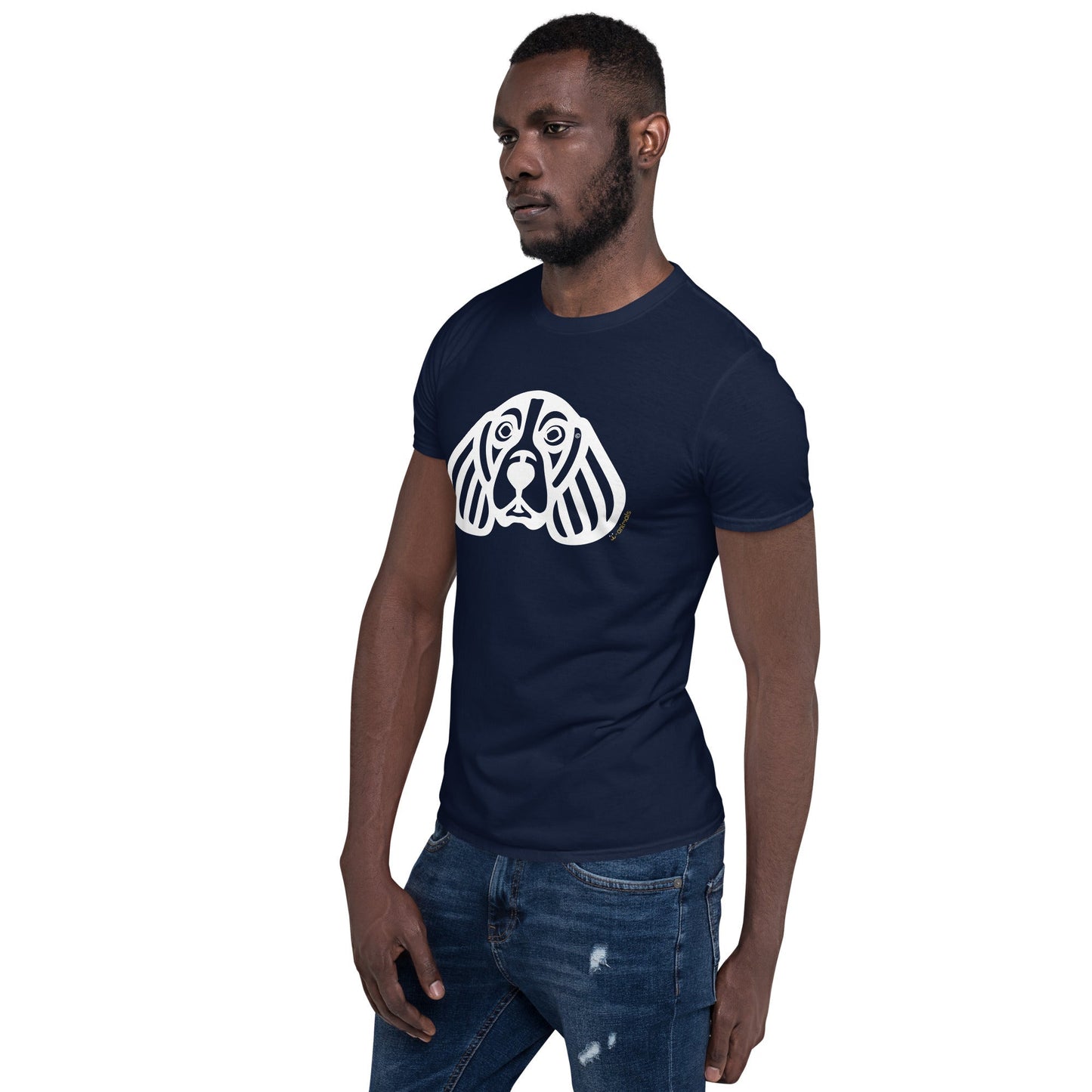 Camiseta unissex de manga curta - Beagle - Tribal i-animals