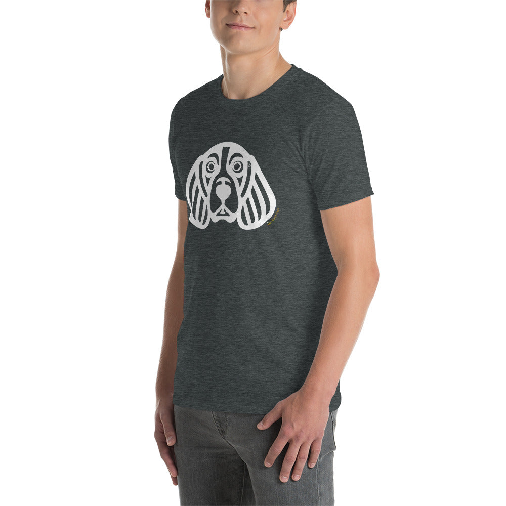 Camiseta unissex de manga curta - Beagle - Tribal i-animals