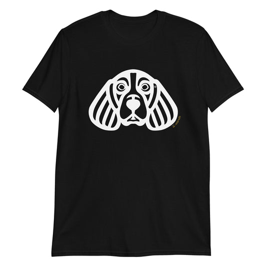 Camiseta unissex de manga curta - Beagle - Tribal i-animals