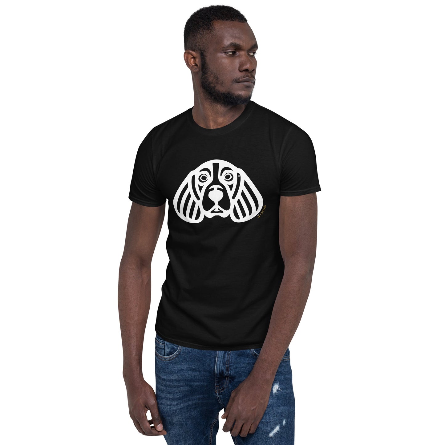 Camiseta unissex de manga curta - Beagle - Tribal i-animals