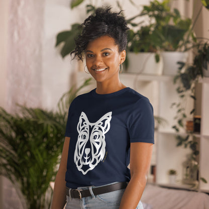 Camiseta unissex de manga curta - Border Collie - Tribal i-animals