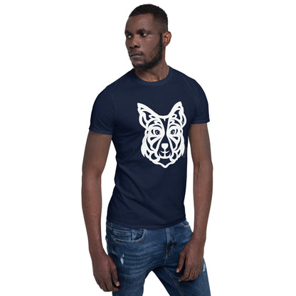 Camiseta unissex de manga curta - Border Collie - Tribal i-animals