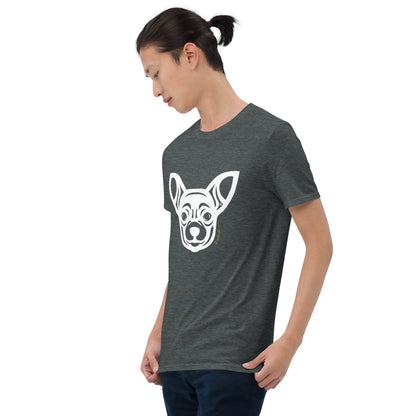 Camiseta unissex de manga curta - Chihuahua - Tribal i-animals