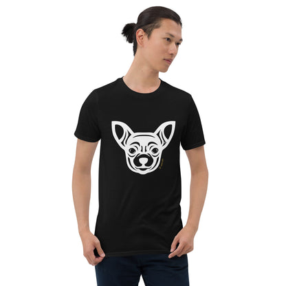 Camiseta unissex de manga curta - Chihuahua - Tribal i-animals