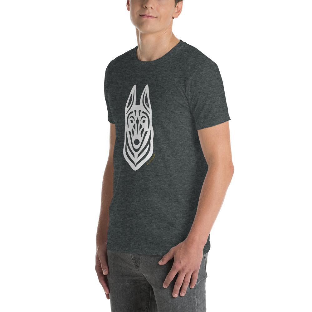 Camiseta unissex de manga curta - Malinois - Tribal i-animals