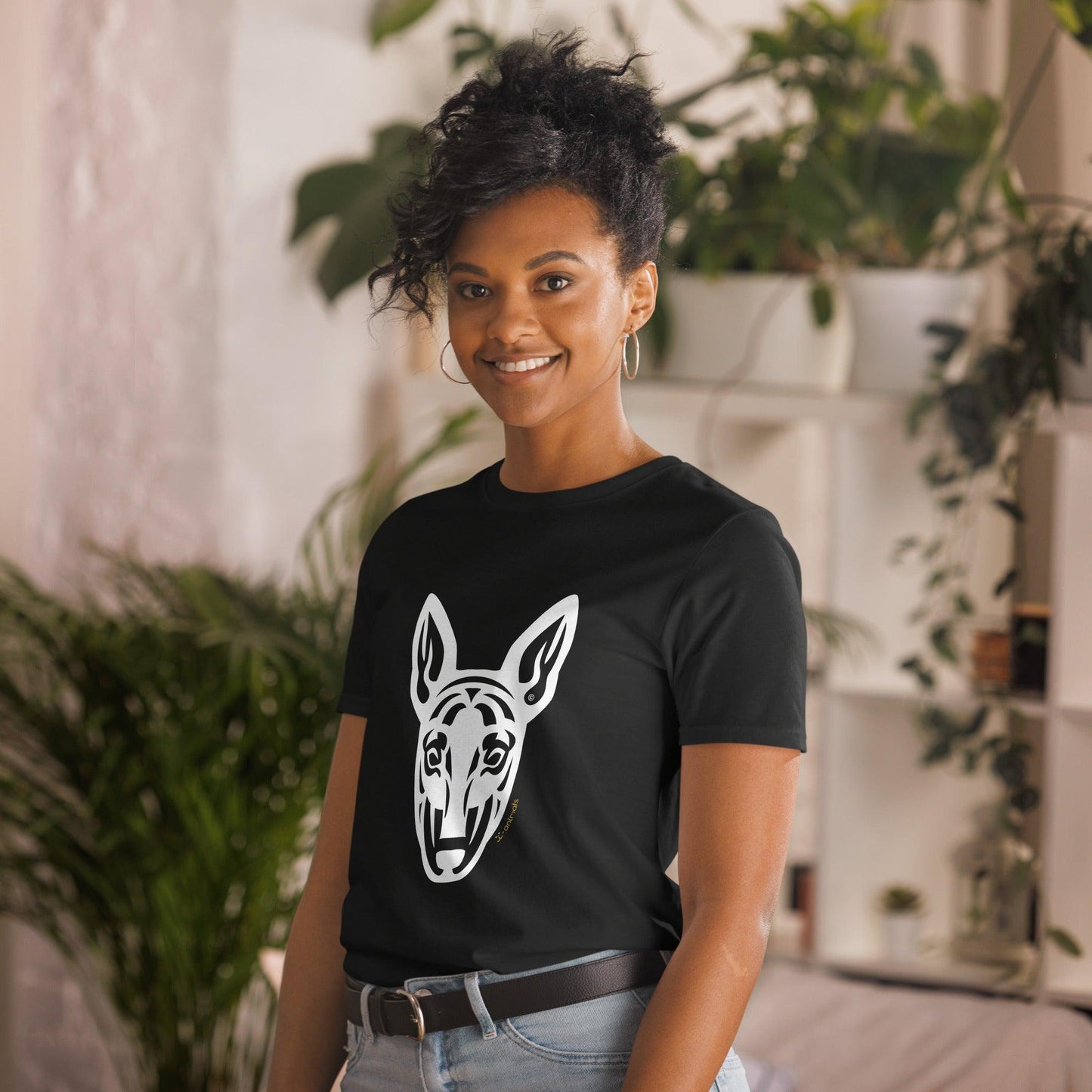 Camiseta unissex de manga curta - Pinscher - Tribal i-animals