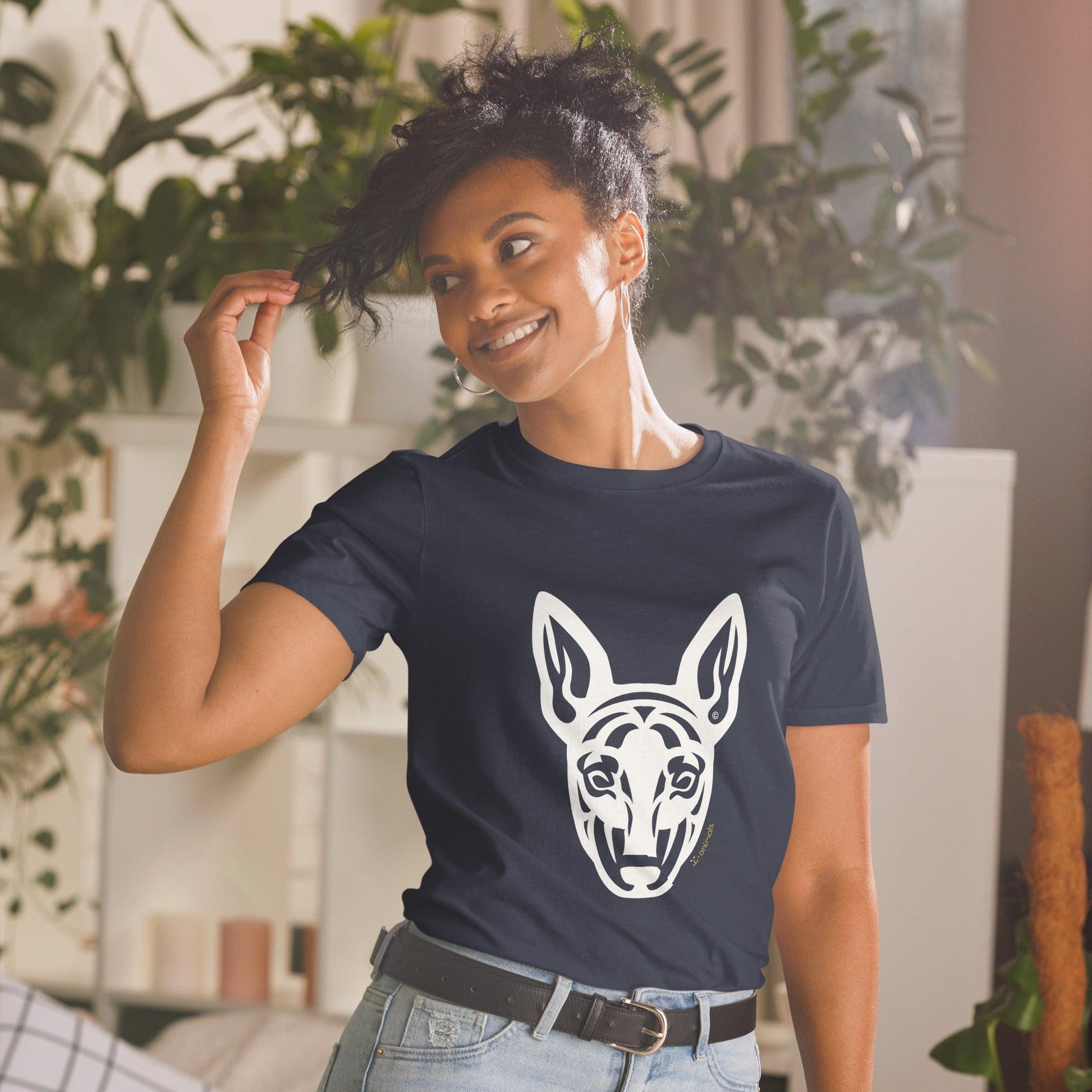 Camiseta unissex de manga curta - Pinscher - Tribal i-animals
