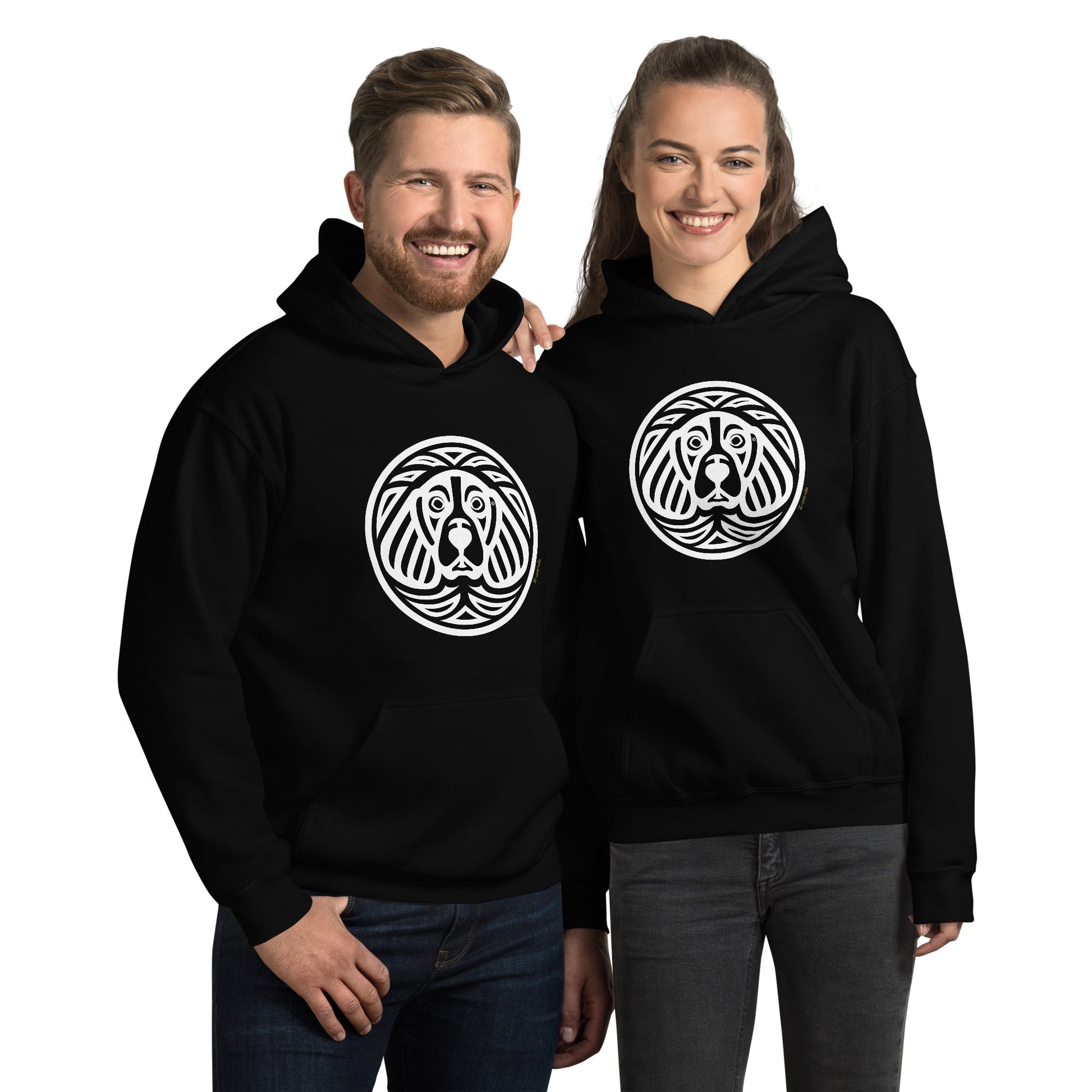 Moletom com capuz unissex - Beagle - Tribal i-animals