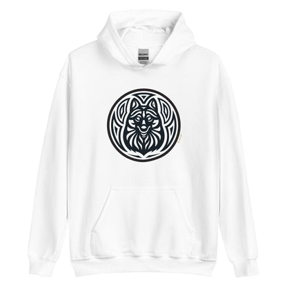 Moletom com capuz unissex - Schipperke - Tribal - Cores Claras i-animals