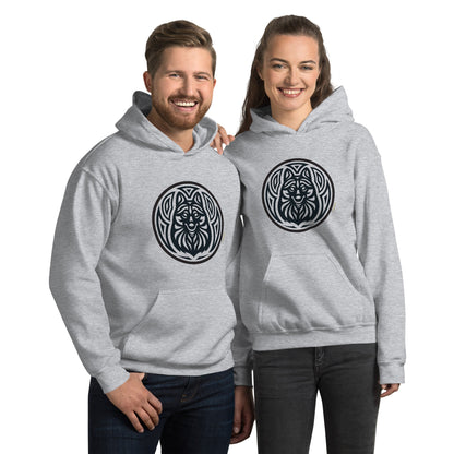 Moletom com capuz unissex - Schipperke - Tribal - Cores Claras i-animals
