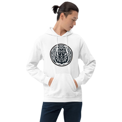 Moletom com capuz unissex - Schipperke - Tribal - Cores Claras i-animals