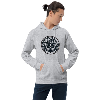 Moletom com capuz unissex - Schipperke - Tribal - Cores Claras i-animals