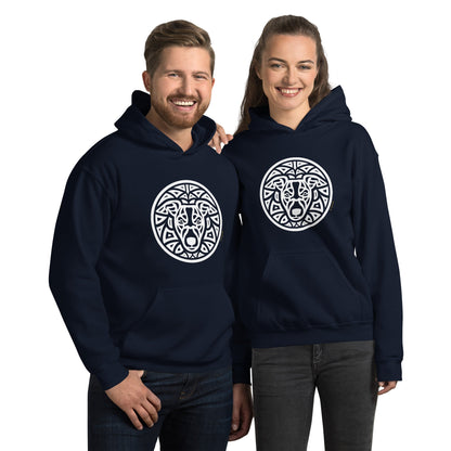Moletom com capuz unissex - Whippet - Tribal i-animals