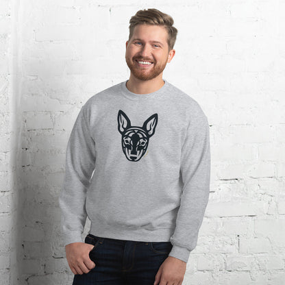 Moletom unissex - Pinscher- Tribal - Cores Claras i-animals