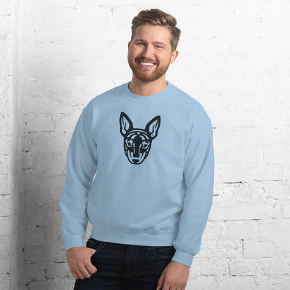 Moletom unissex - Pinscher- Tribal - Cores Claras i-animals