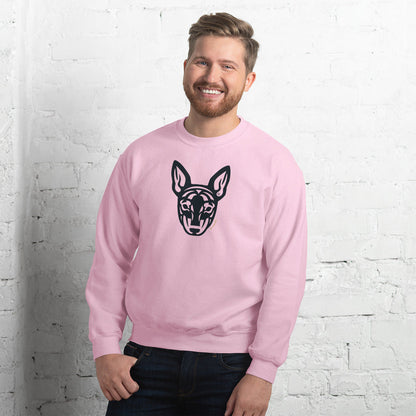 Moletom unissex - Pinscher- Tribal - Cores Claras i-animals