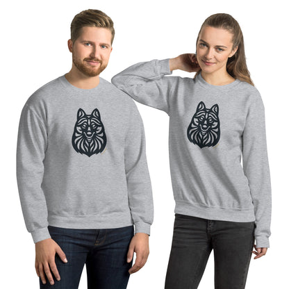 Moletom unissex - Schipperke - Tribal - Cores Claras i-animals
