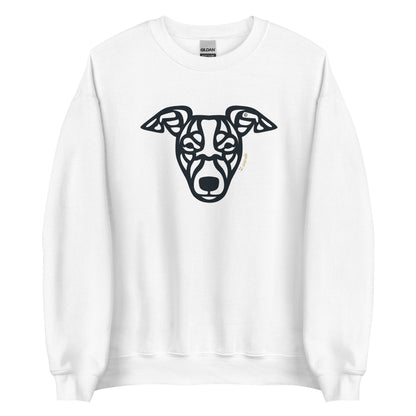 Moletom unissex - Whippet - Tribal - Cores Claras i-animals
